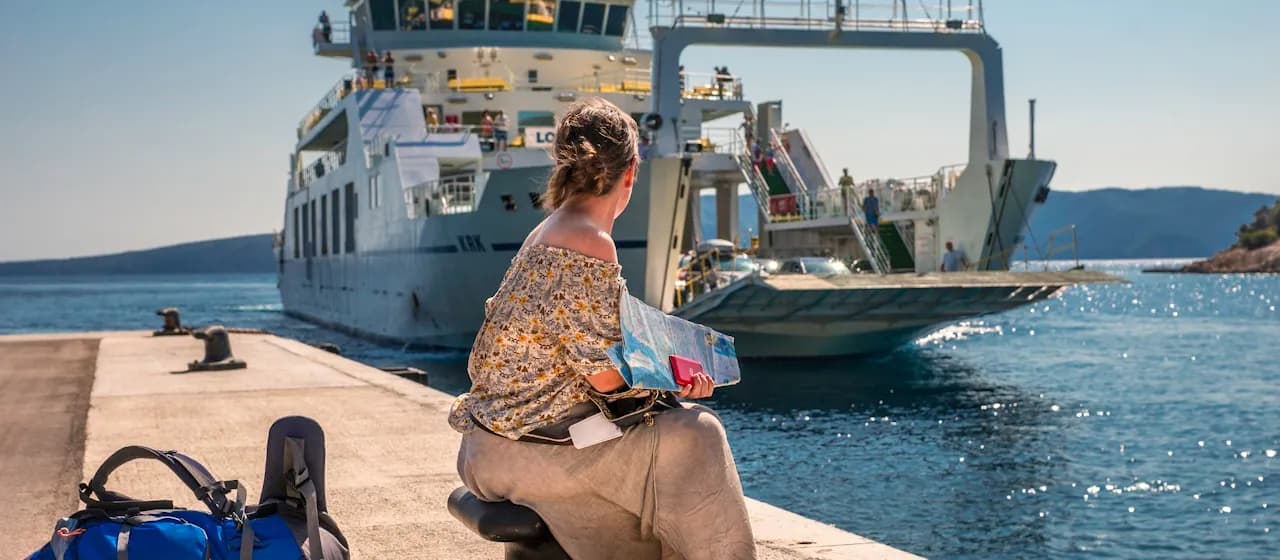 Official Jadrolinija passenger notice visual used for a 16 May southern Dalmatia ferry disruption update