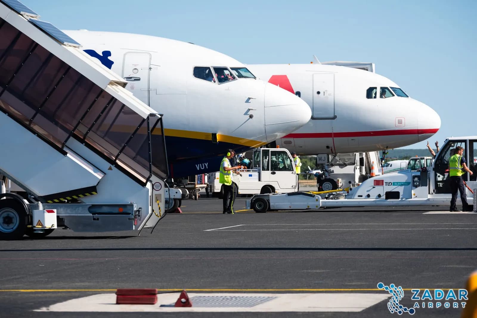 Wizz Air aircraft visual from Zadar Airport for the 2026 Warsaw and Budapest route launch