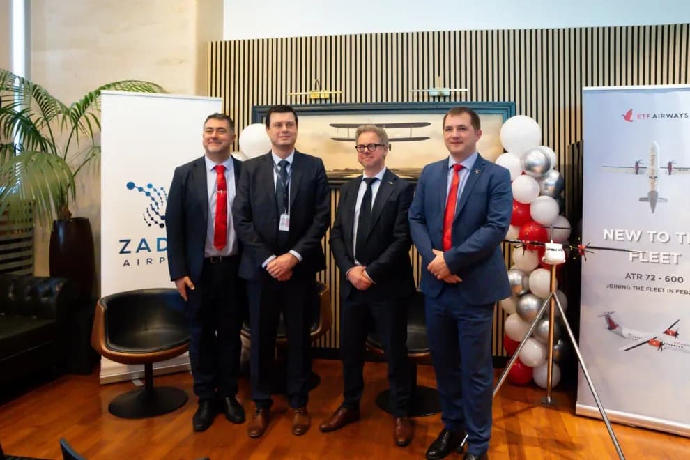 Zadar Airport terminal view used with the airport's published 2026 summer flight schedule update